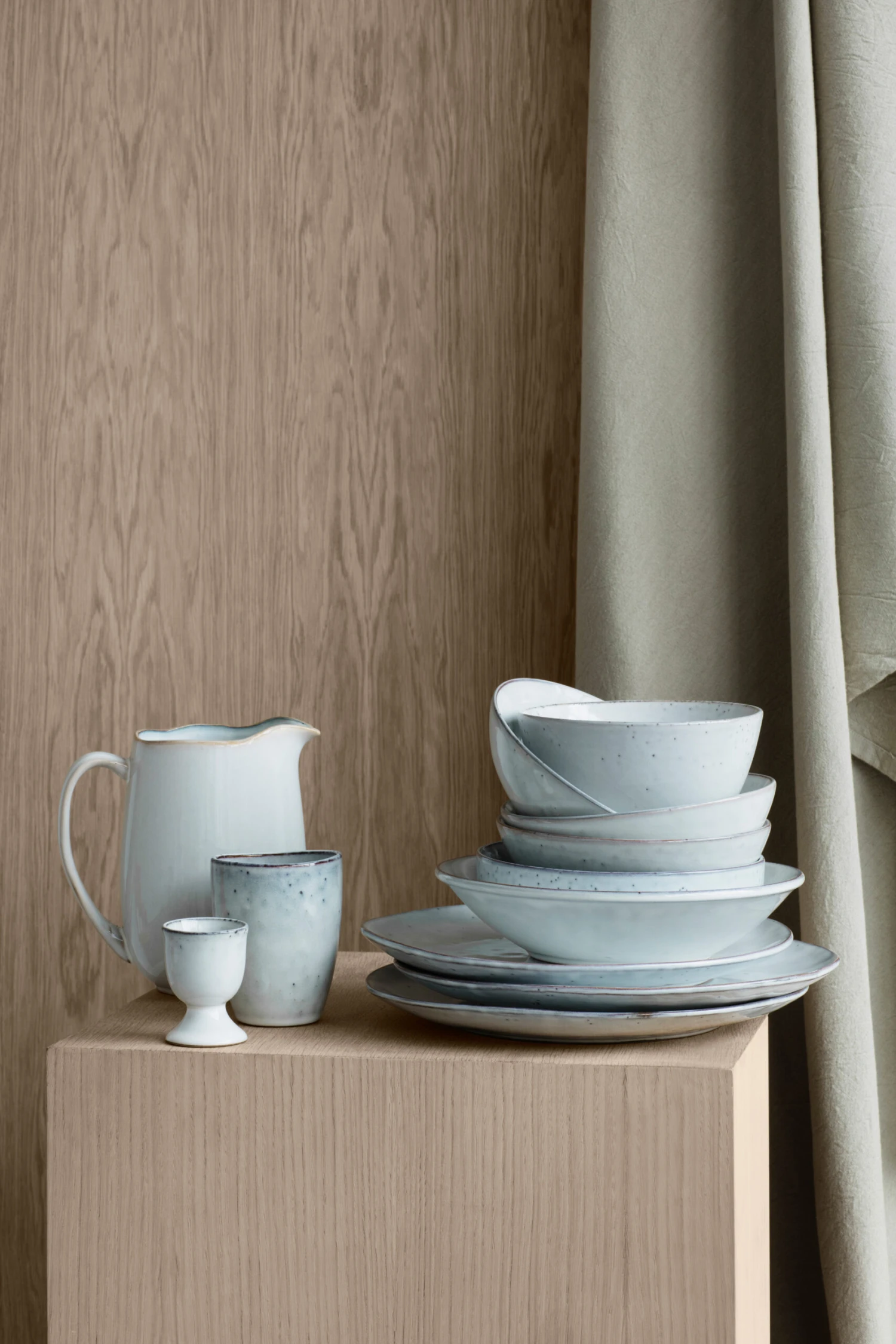 Broste Copenhagen Nordic Sand Mok Met Oor - Afbeelding 4