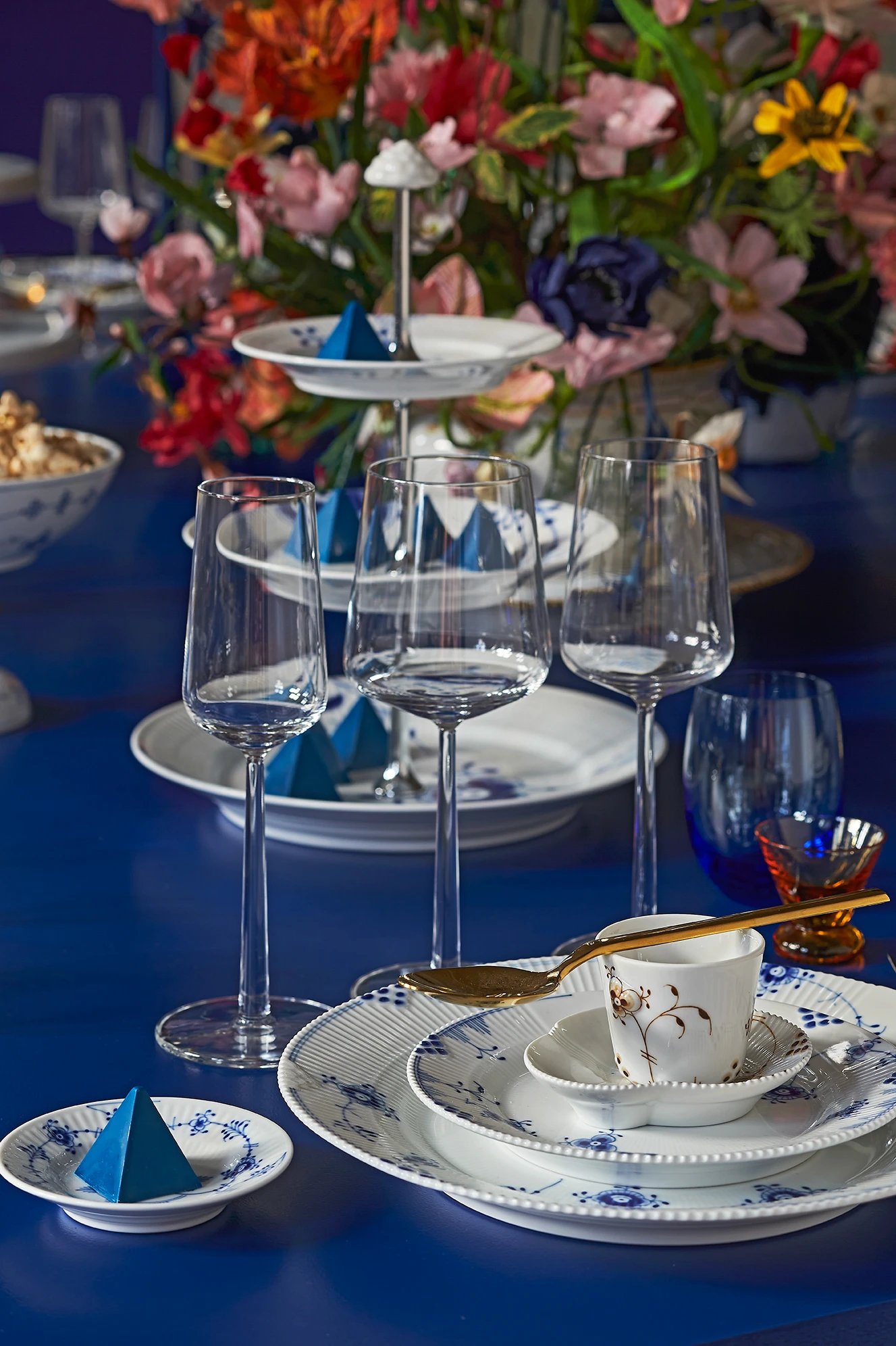 Royal Copenhagen Multicoloured Elements Mocca Espressokop Met Schotel - Afbeelding 5