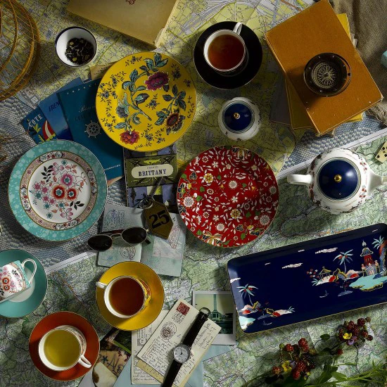 Wedgwood Wonderlust Kop Met Schotel - Afbeelding 2