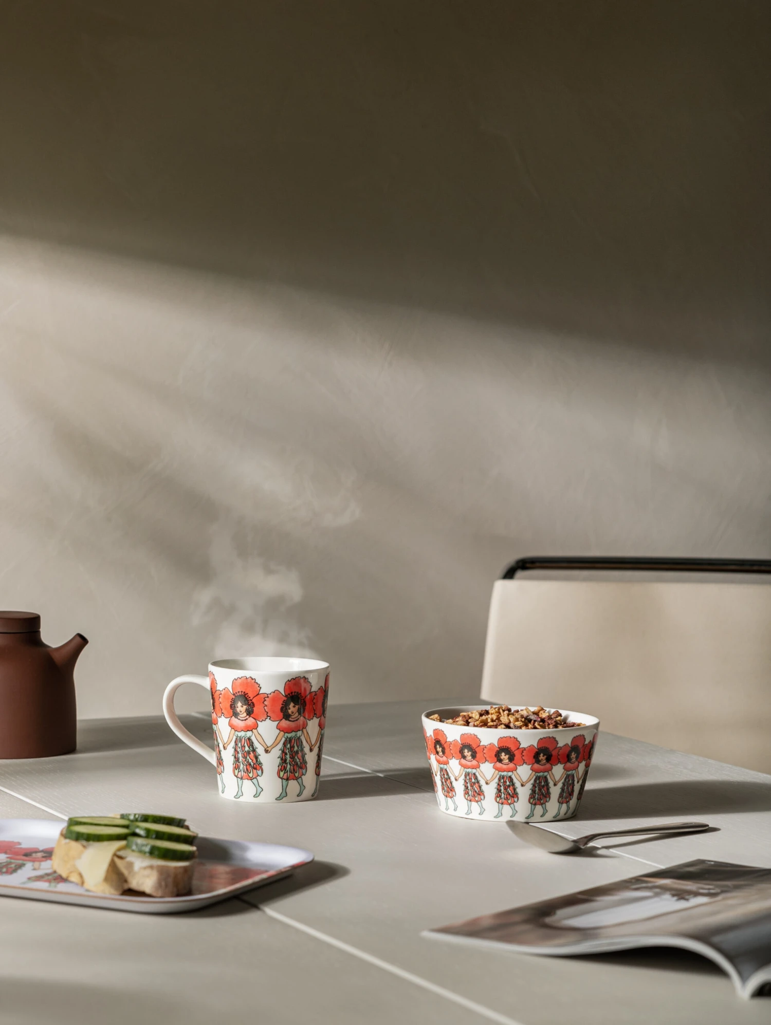 Design House Stockholm Poppy Beker Met Oor - Afbeelding 3