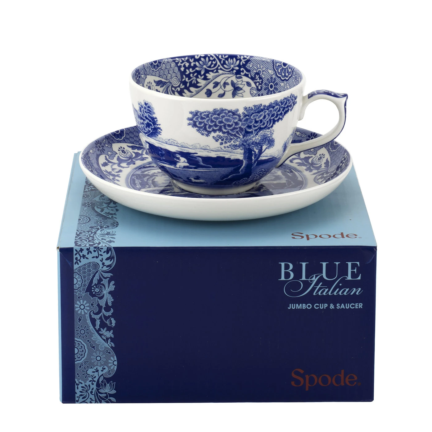 Spode Blue Italian Grote Kop Met Schotel - Afbeelding 4