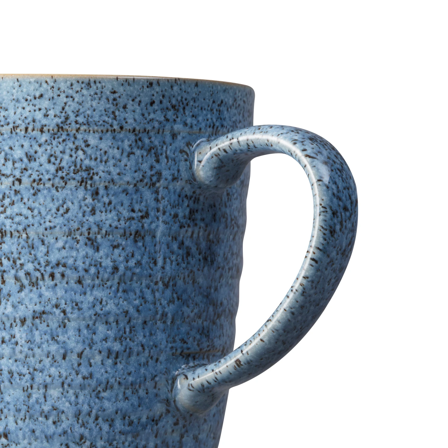 Denby Studio Blue Geribbelde Beker 40 Cl - Afbeelding 2