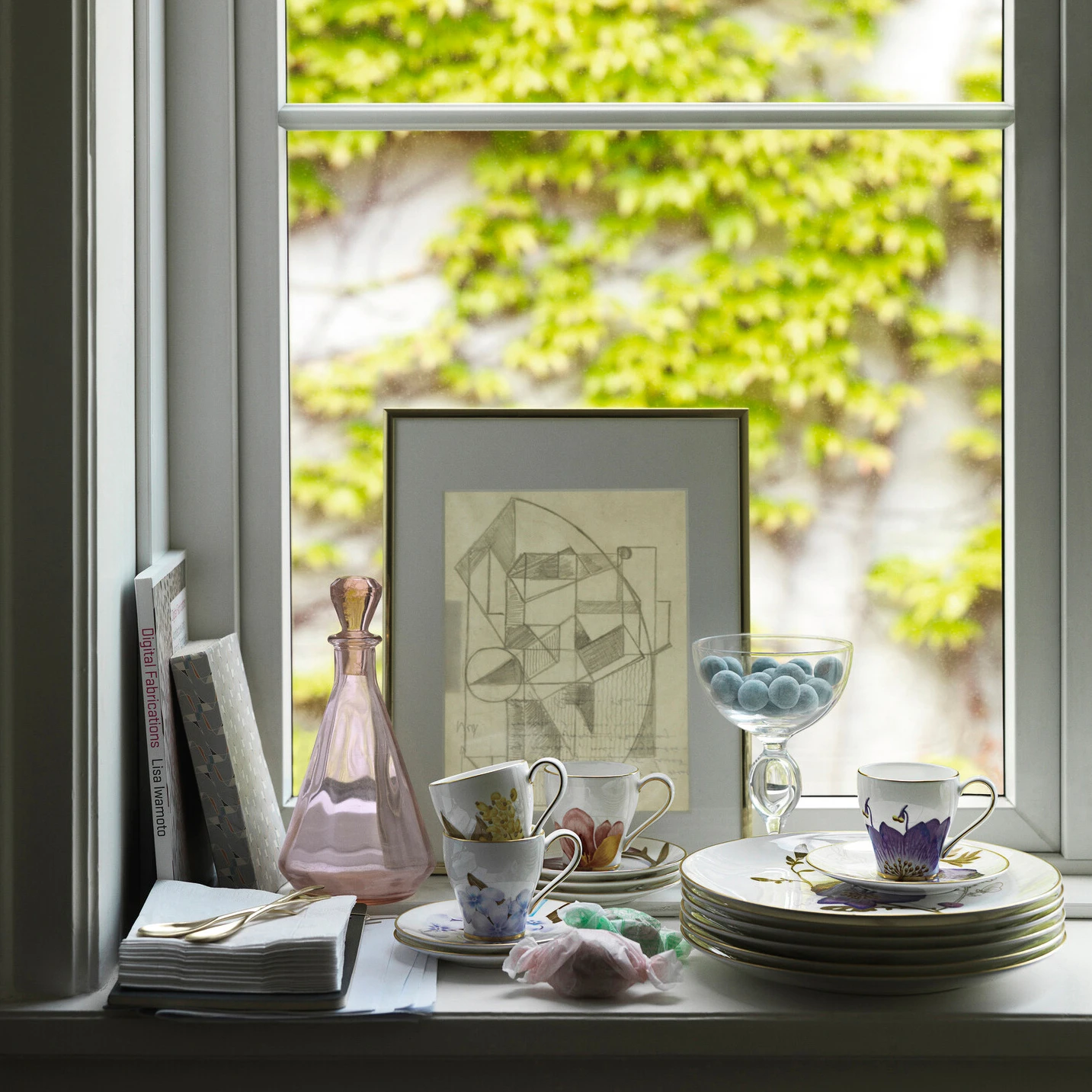 Royal Copenhagen Flora Espressokop Met Schotel 6-pack - Afbeelding 3