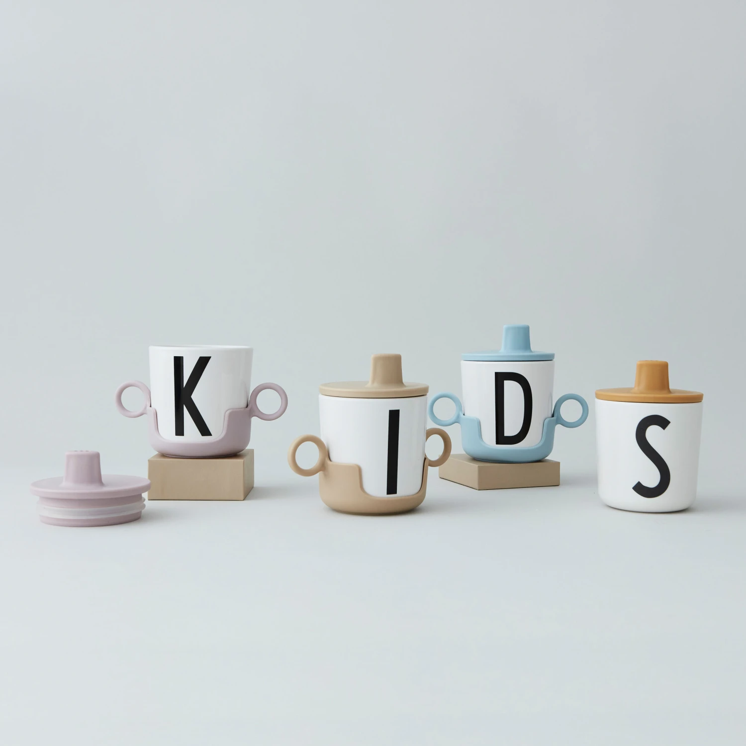 Design Letters Drinktuit/deksel Voor Melamine Beker - Afbeelding 2