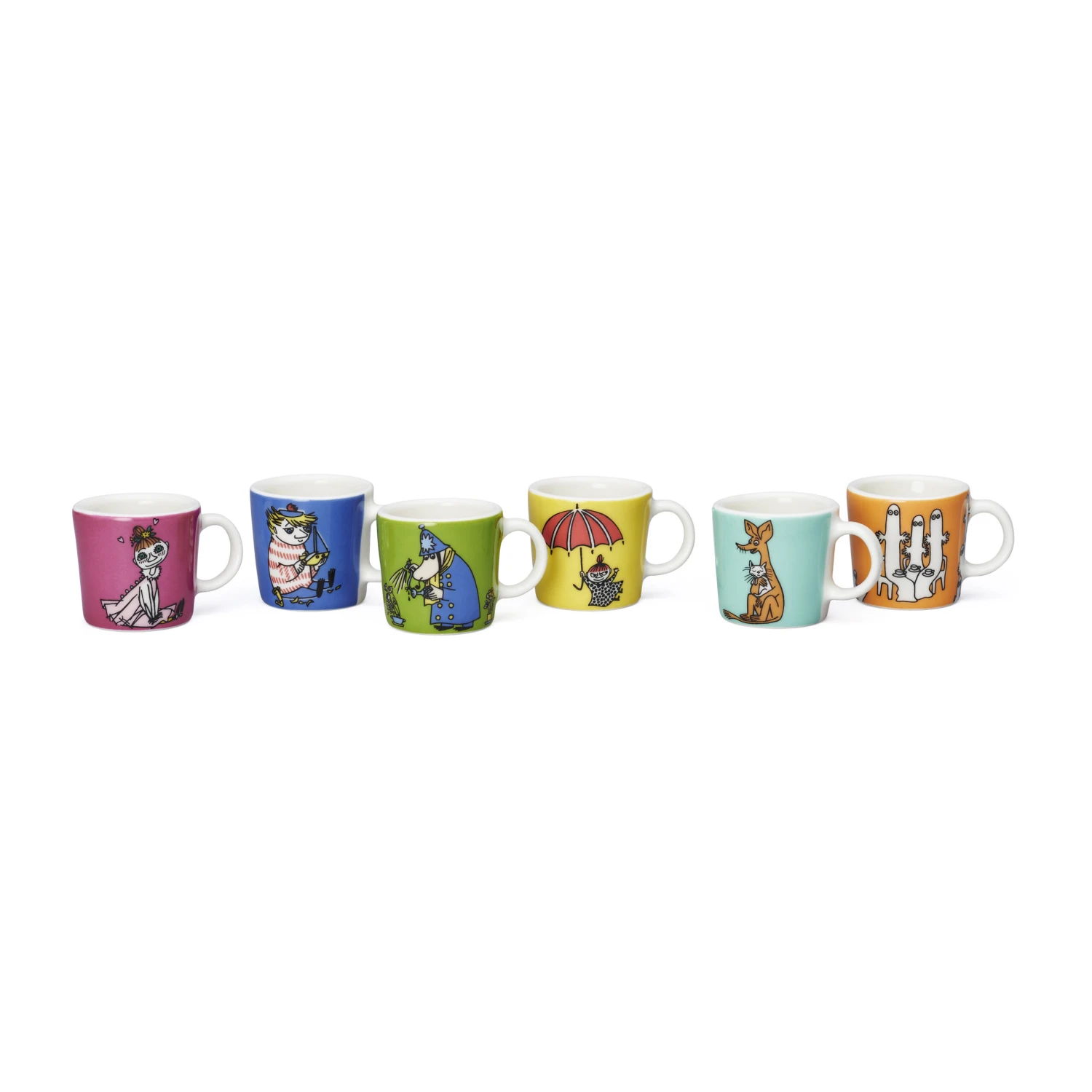 Arabia Moomin Minimokken 6-pack Derde Classic