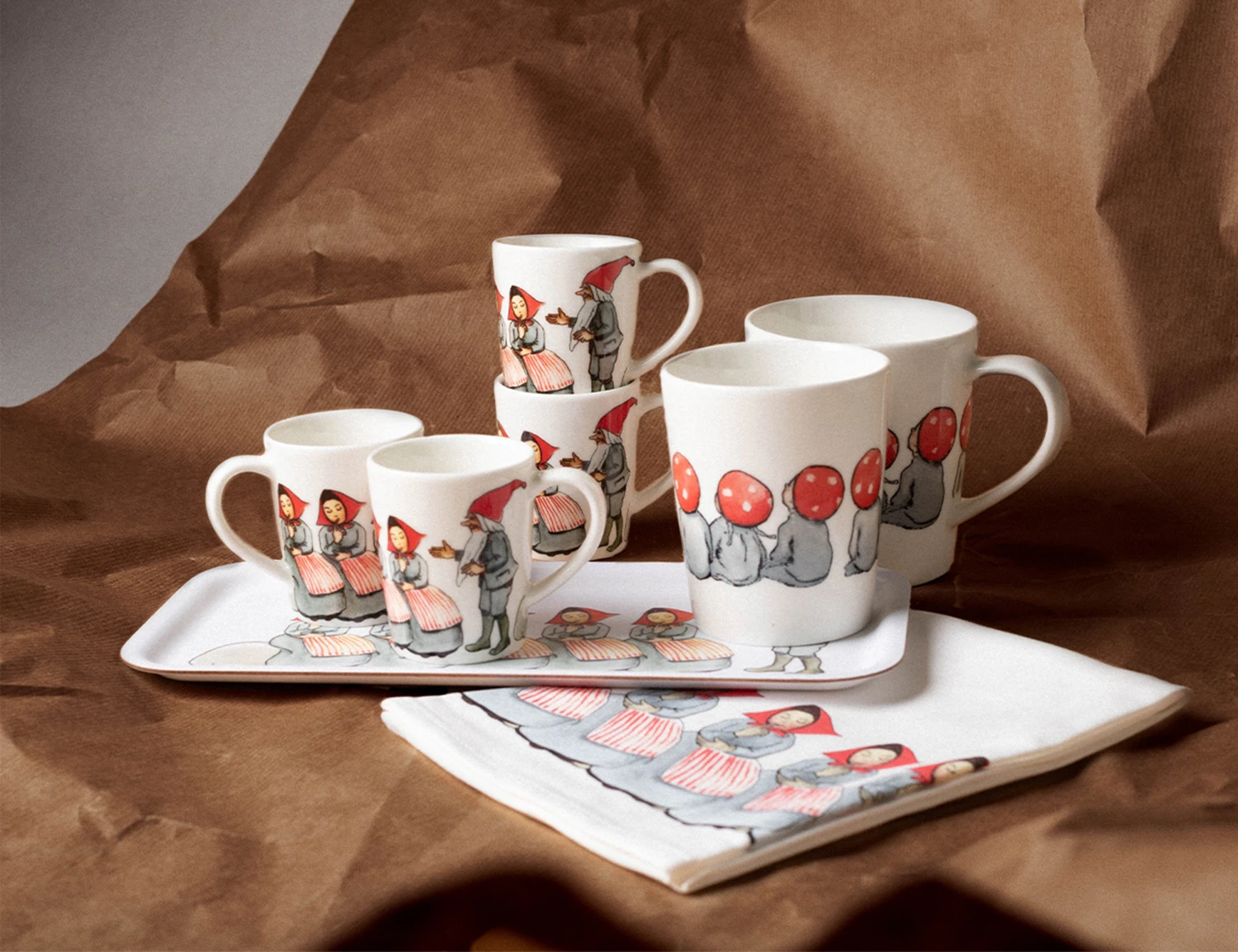 Design House Stockholm Children Of The Forest Mok Met Oor 40 Cl - Afbeelding 2