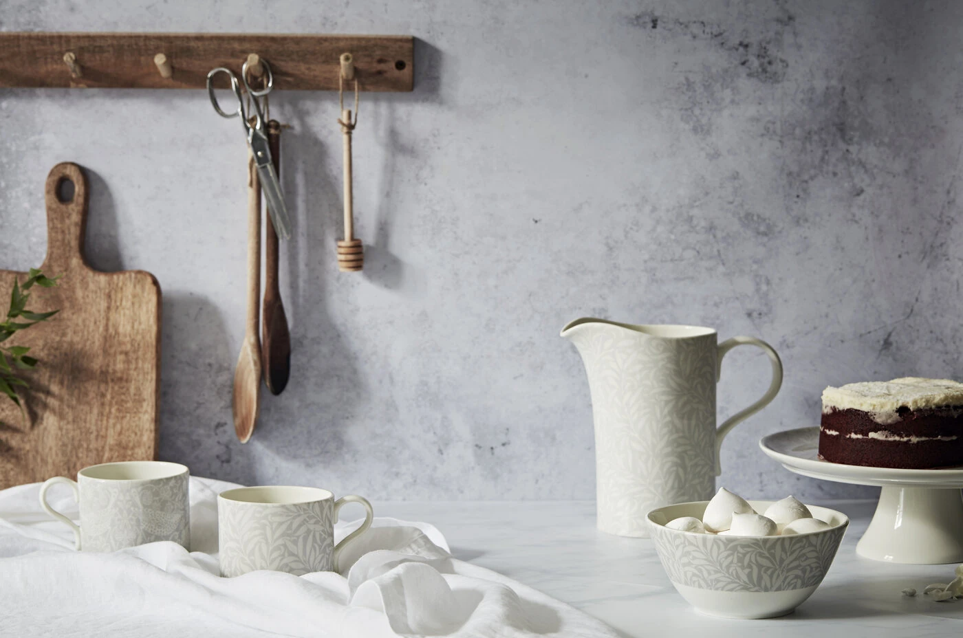 Spode Strawberry Thief & Willow Bough Mok 34 Cl 2-delig - Afbeelding 5