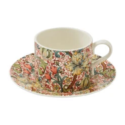 Spode Golden Lily Theekop Met Schotel 28 Cl