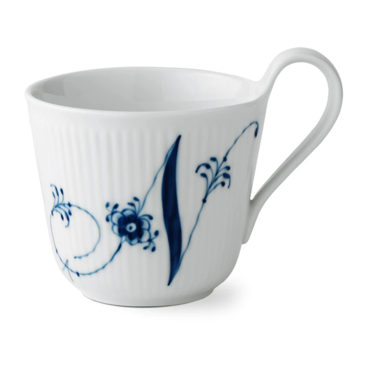 Royal Copenhagen Blue Fluted Plain Alphabet Mok 33 Cl