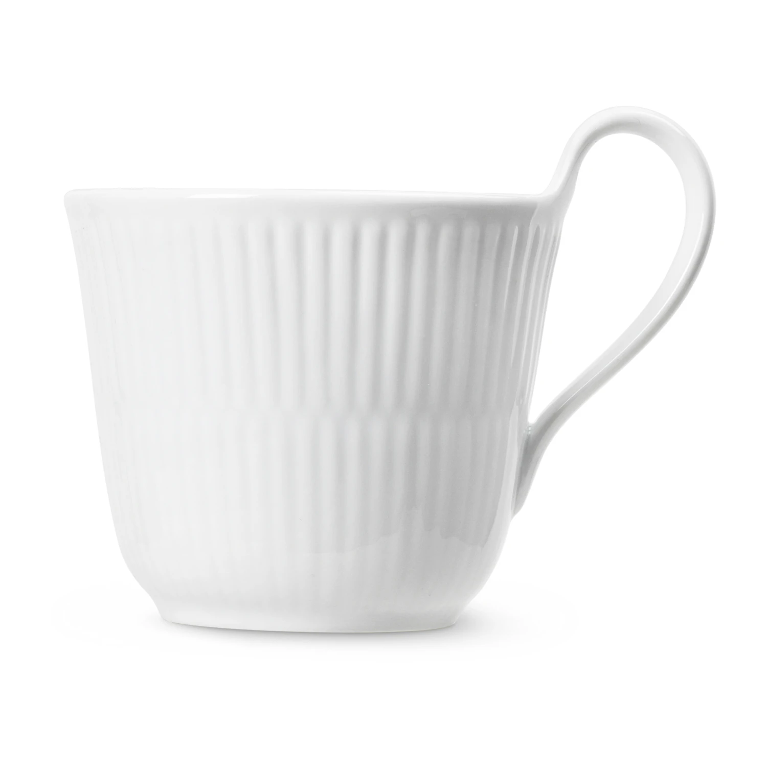 Royal Copenhagen White Fluted Mok Met Hoog Oor - Afbeelding 2