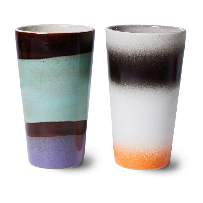 70's Lattemok 28 Cl 2-delig