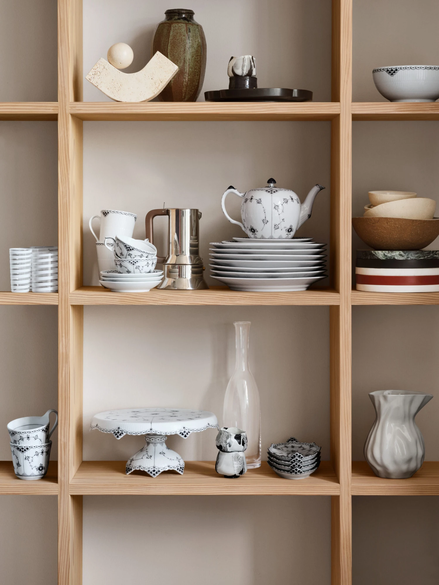 Royal Copenhagen Black Lace Kop 2-pack - Afbeelding 3