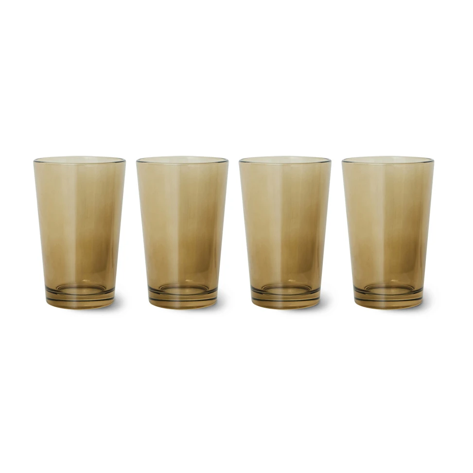 70's Glassware Theeglas 20 Cl 4-pack