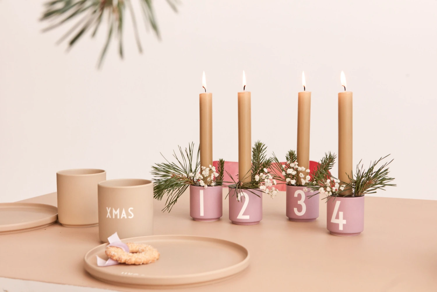 Design Letters Mini Cups Beker Set Van 4 - Afbeelding 2