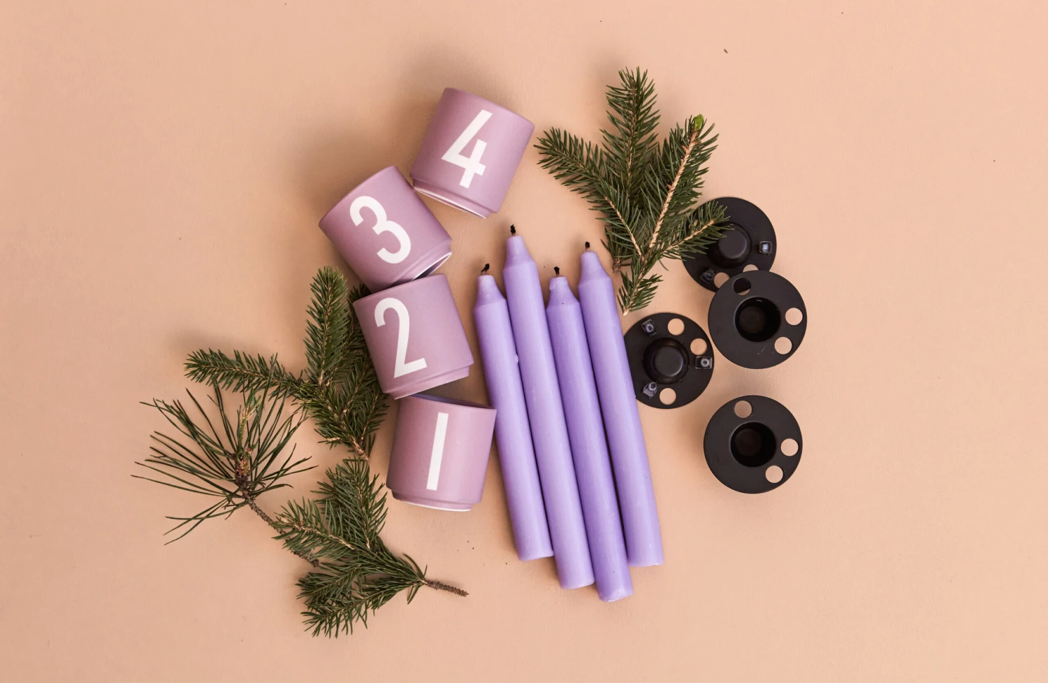 Design Letters Mini Cups Beker Set Van 4 - Afbeelding 3