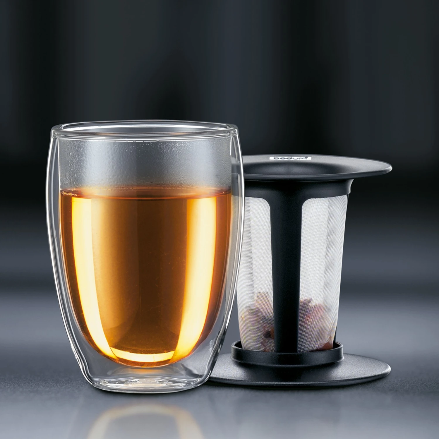 Bodum Tea For One Glas Met Theezeef - Afbeelding 2