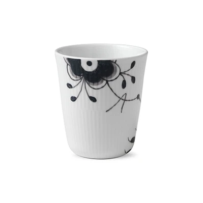 Royal Copenhagen Black Fluted Mega Thermische Beker