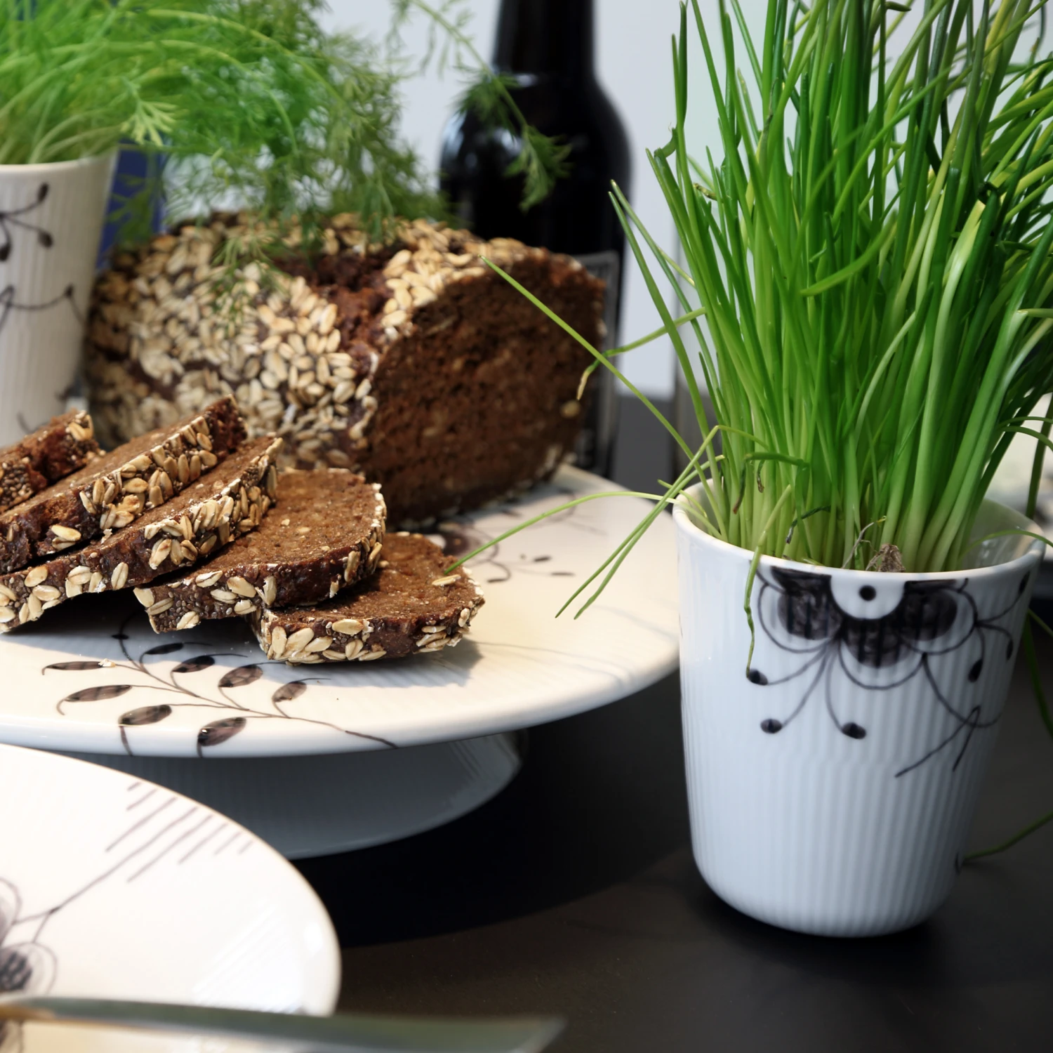 Royal Copenhagen Black Fluted Mega Thermische Beker - Afbeelding 3