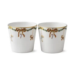 Royal Copenhagen Star Fluted Christmas Beker - 2-pack