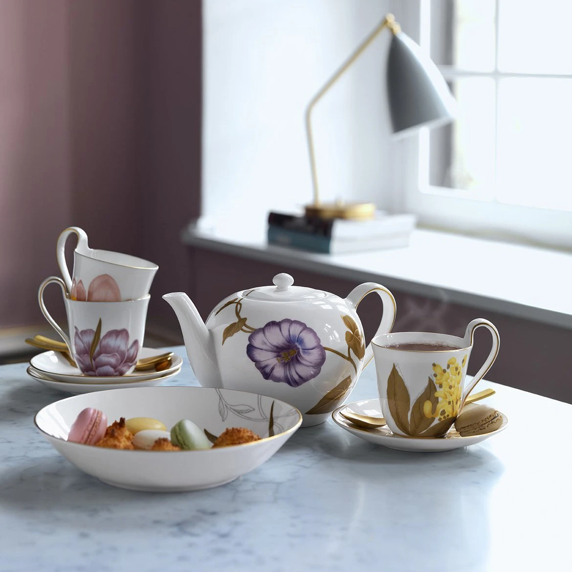 Royal Copenhagen Flora Kop En Schotel - Afbeelding 3