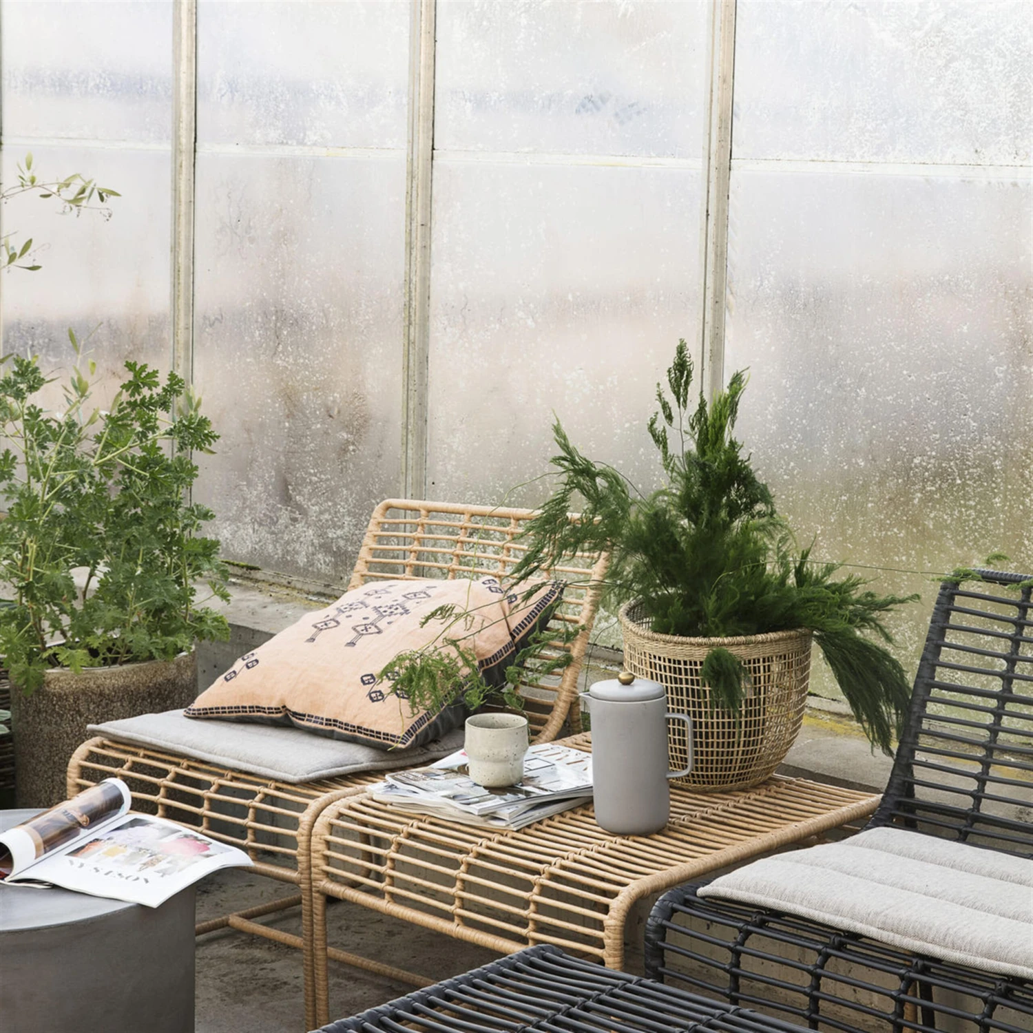 House Doctor Lake Mok Grijs - Afbeelding 4