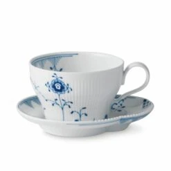 Royal Copenhagen Blue Elements kop Met Schotel 26 Cl.
