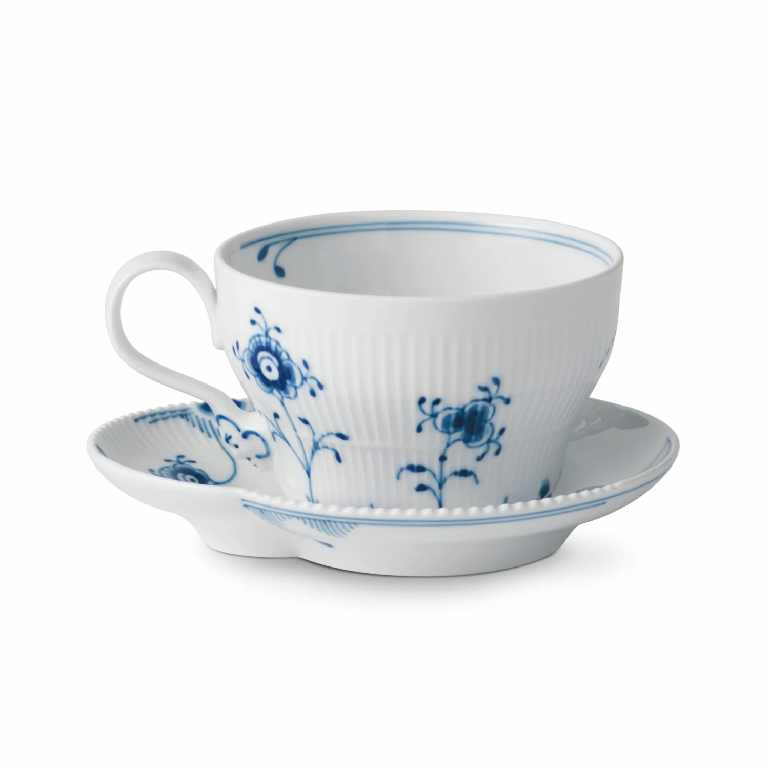 Royal Copenhagen Blue Elements kop Met Schotel 26 Cl. - Afbeelding 3