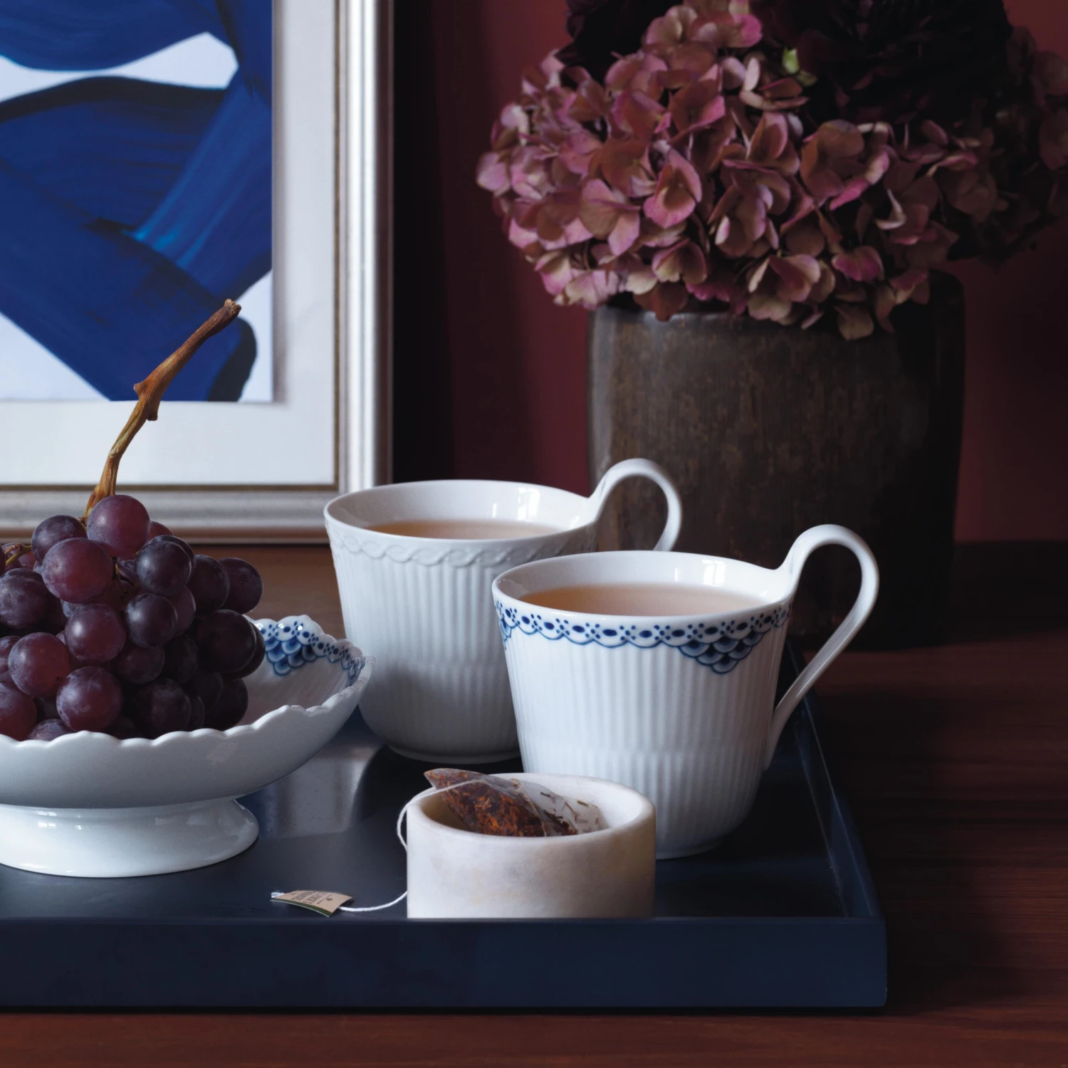 Royal Copenhagen Princess Kop Met Hoog Oor - Afbeelding 3